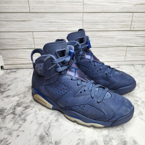 Nike Air Jordan 6 Retro Diffused Blue Men's 10 384664-400 Pre Owned - Picture 1 of 9